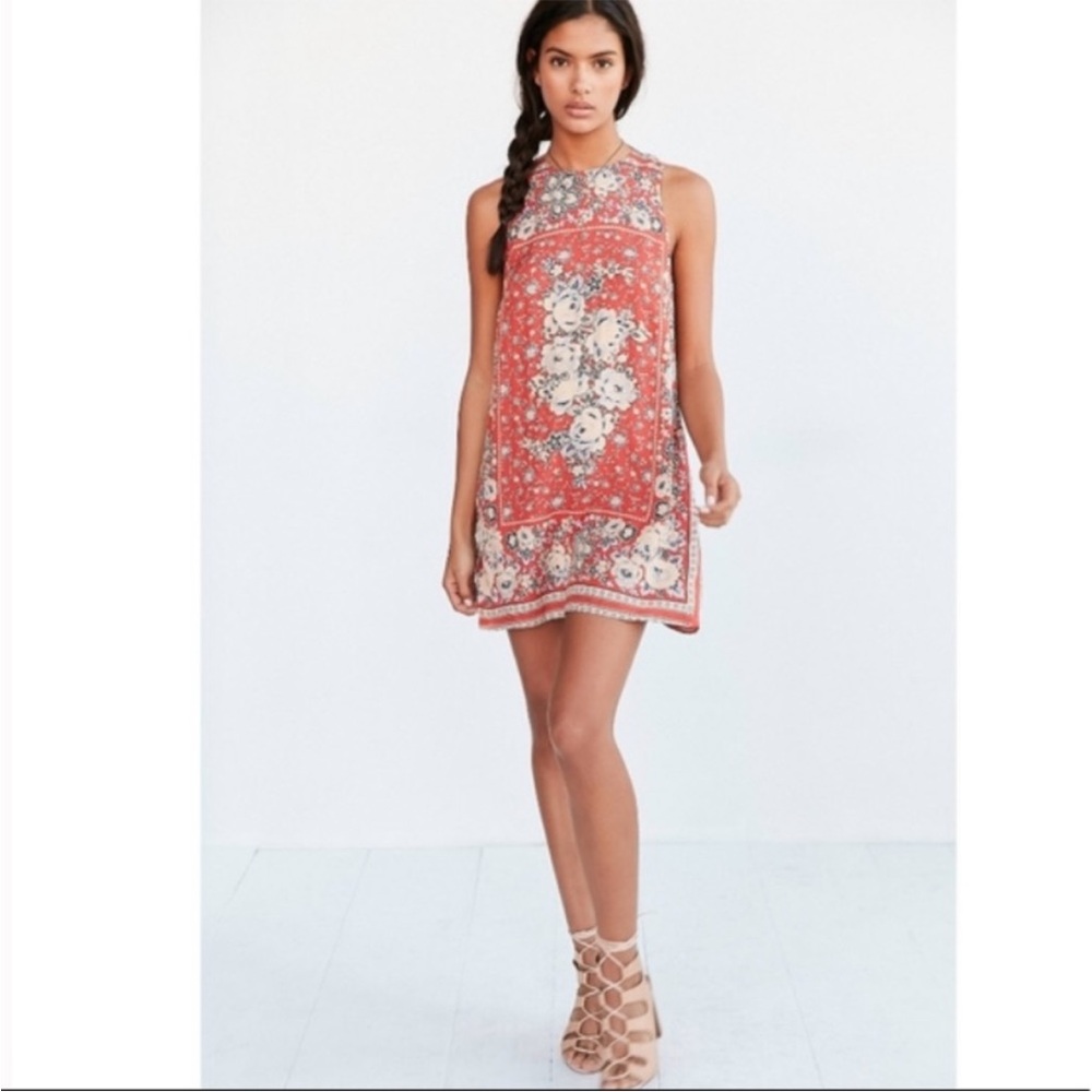 Urban Outfitters Ecote Guinevere open-back frock dress boho size small - Picture 2 of 4